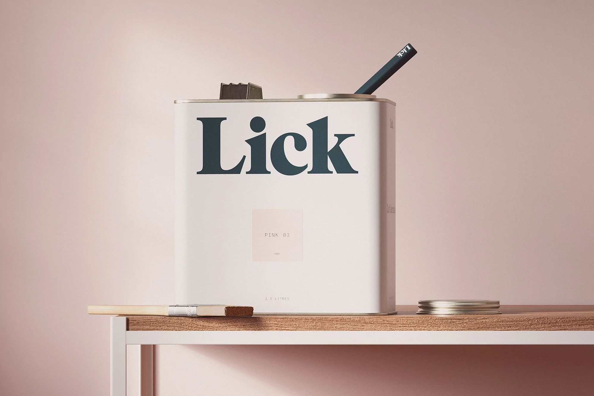 Two Times Elliott's identity for Lick positions the home decor brand as accessible and aspirational