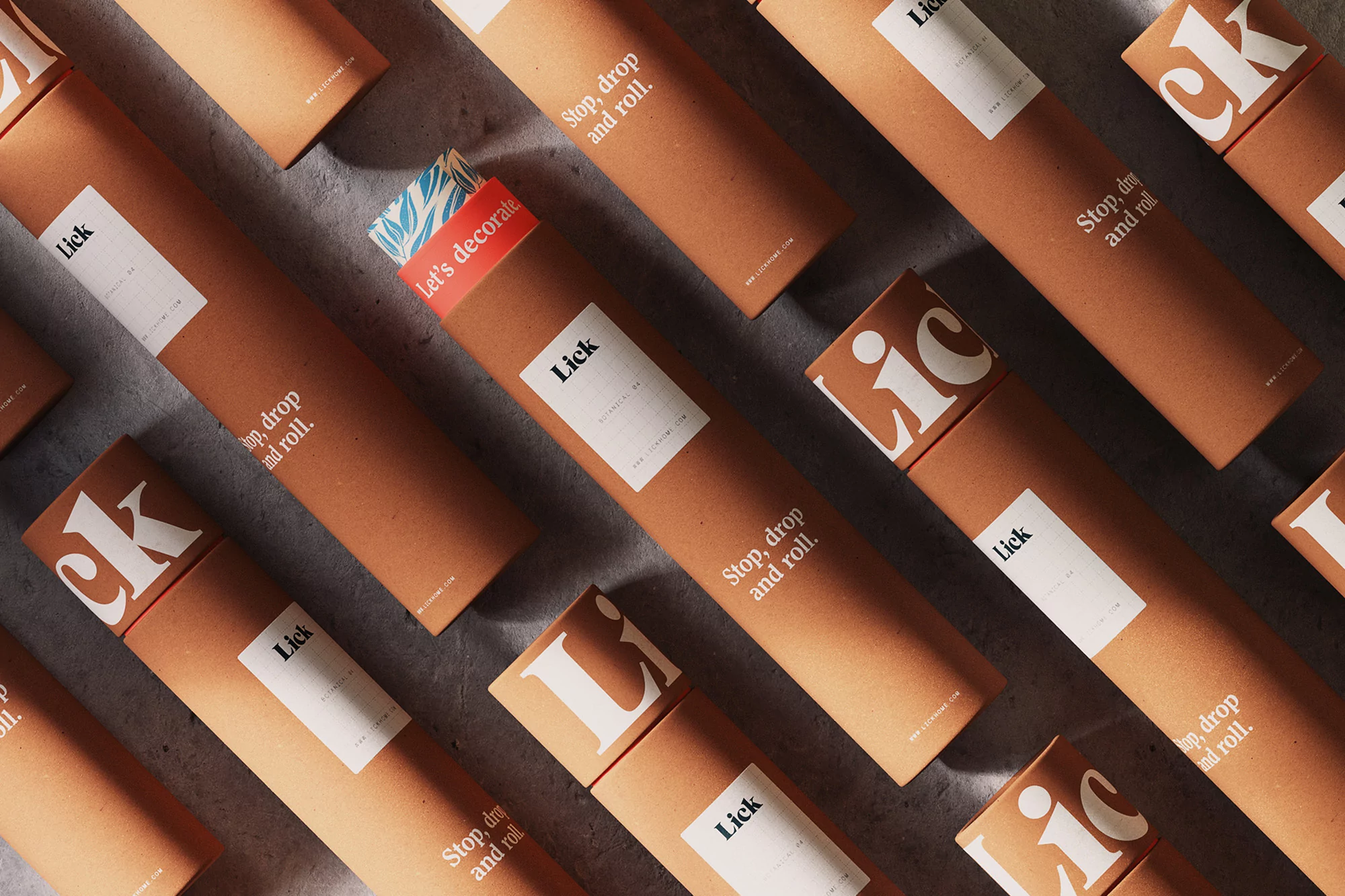 Two Times Elliott's identity for Lick positions the home decor brand as accessible and aspirational