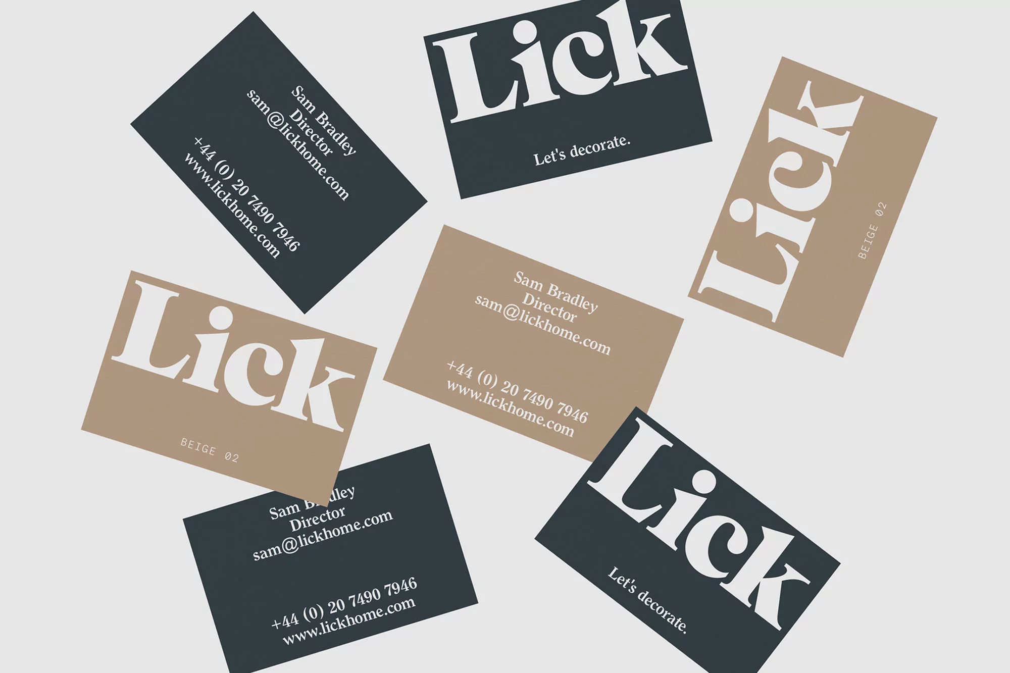 Two Times Elliott's identity for Lick positions the home decor brand as accessible and aspirational
