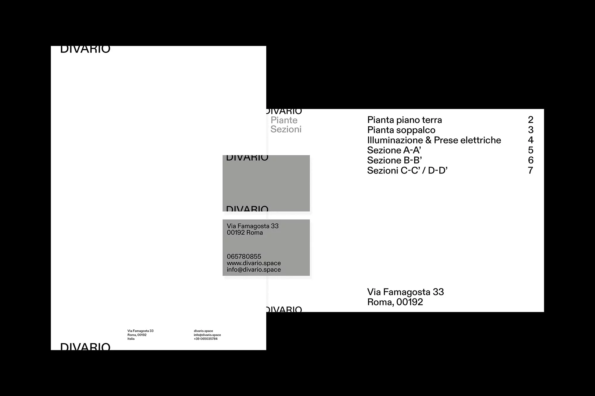 Julia's identity for Divario places the emphasis on the venue's diverse exhibition programme