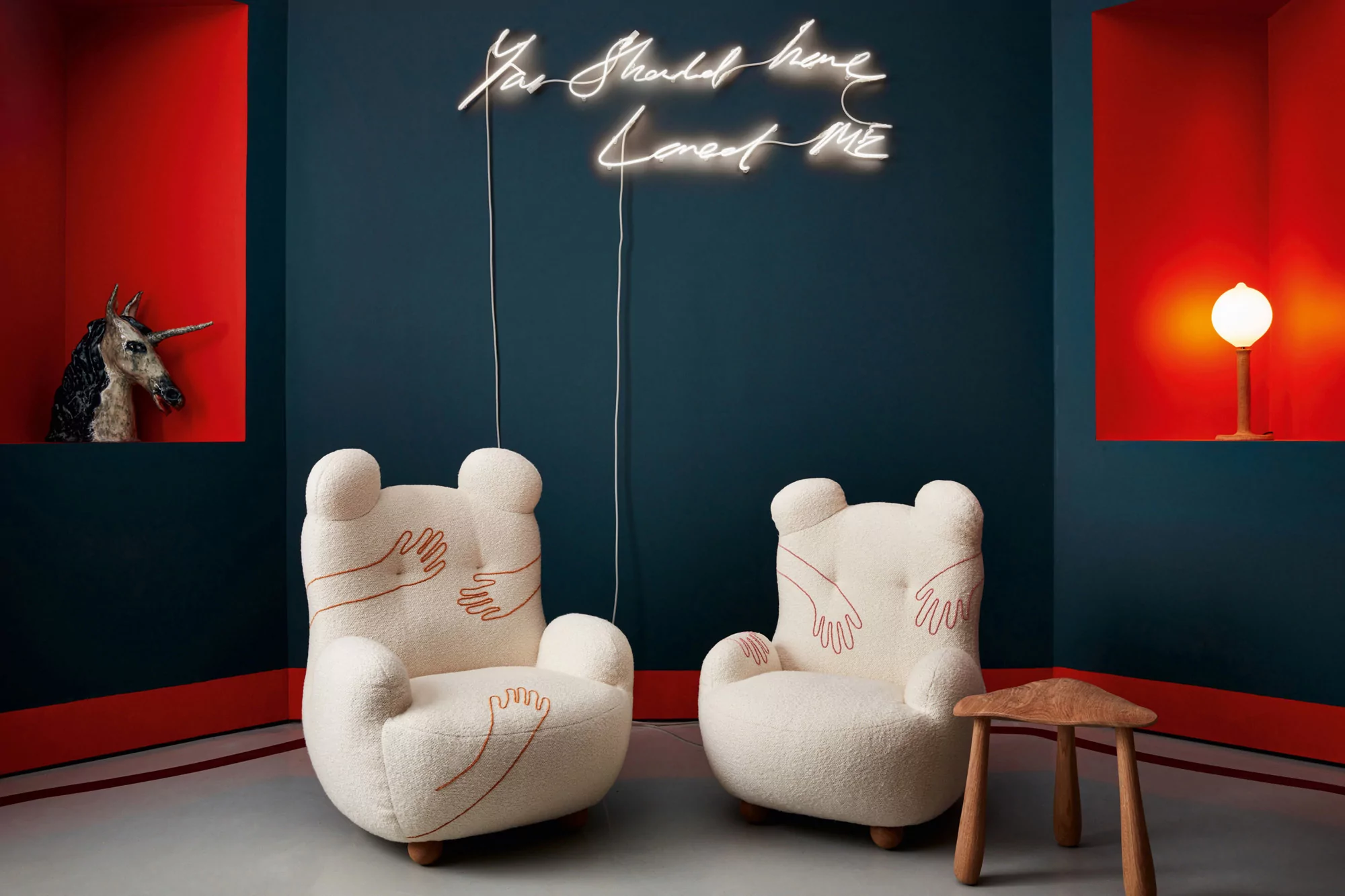 GeneralPublic's identity for Pierre Yovanovitch's Love exhibition captures the romantic theme of his work