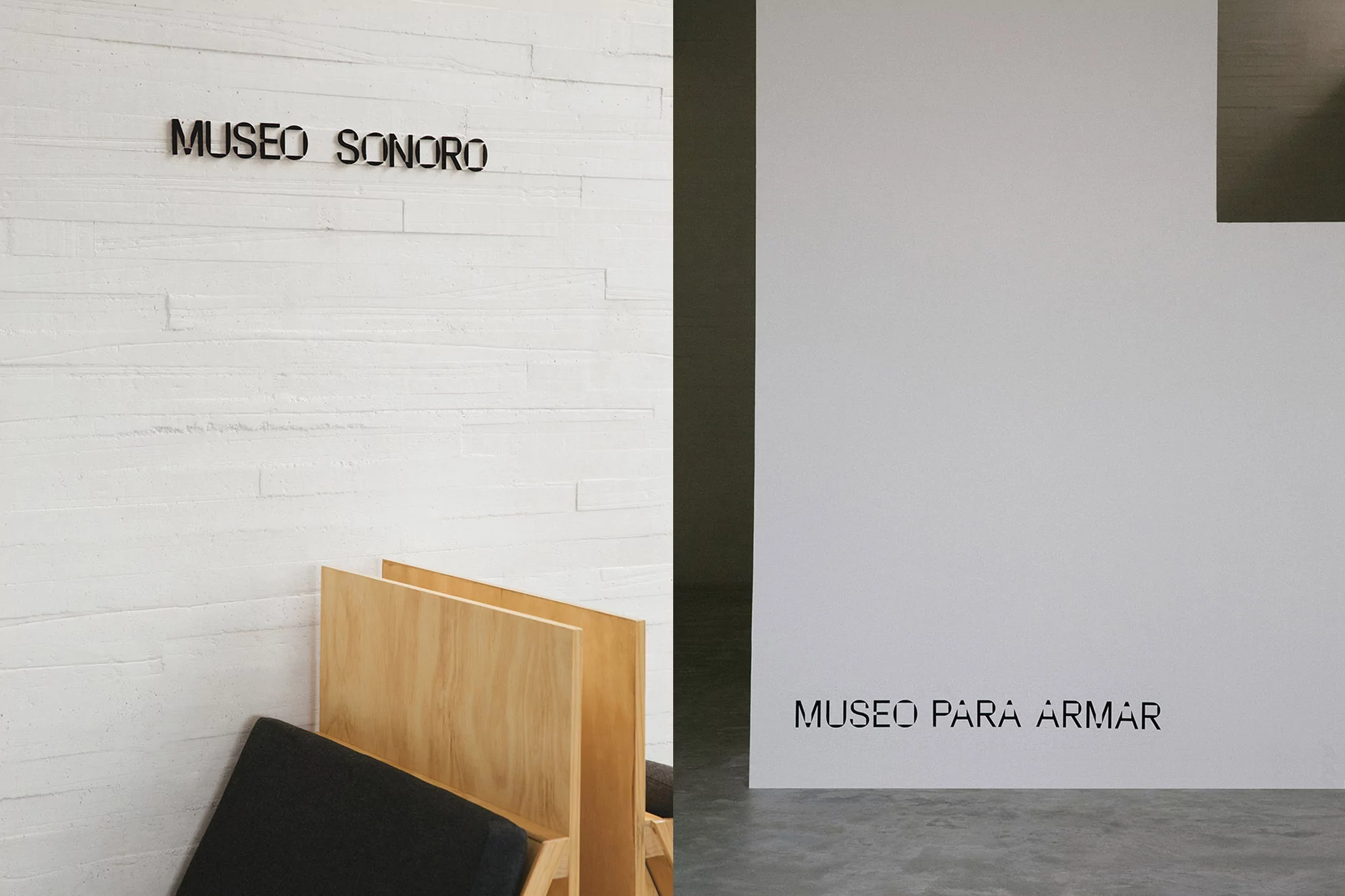 The rectangular forms of MMAC's architecture inspire its typographic identity by Sociedad Anonima