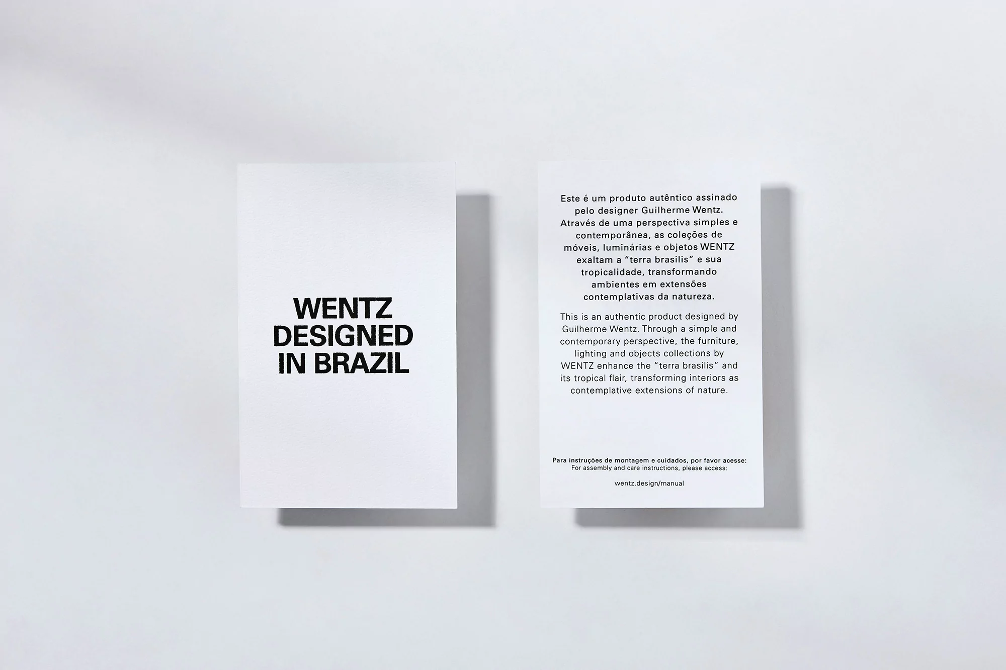 U.I.WD. designs an ultra-minimalistic packaging system for product designer Guilherme Wentz?