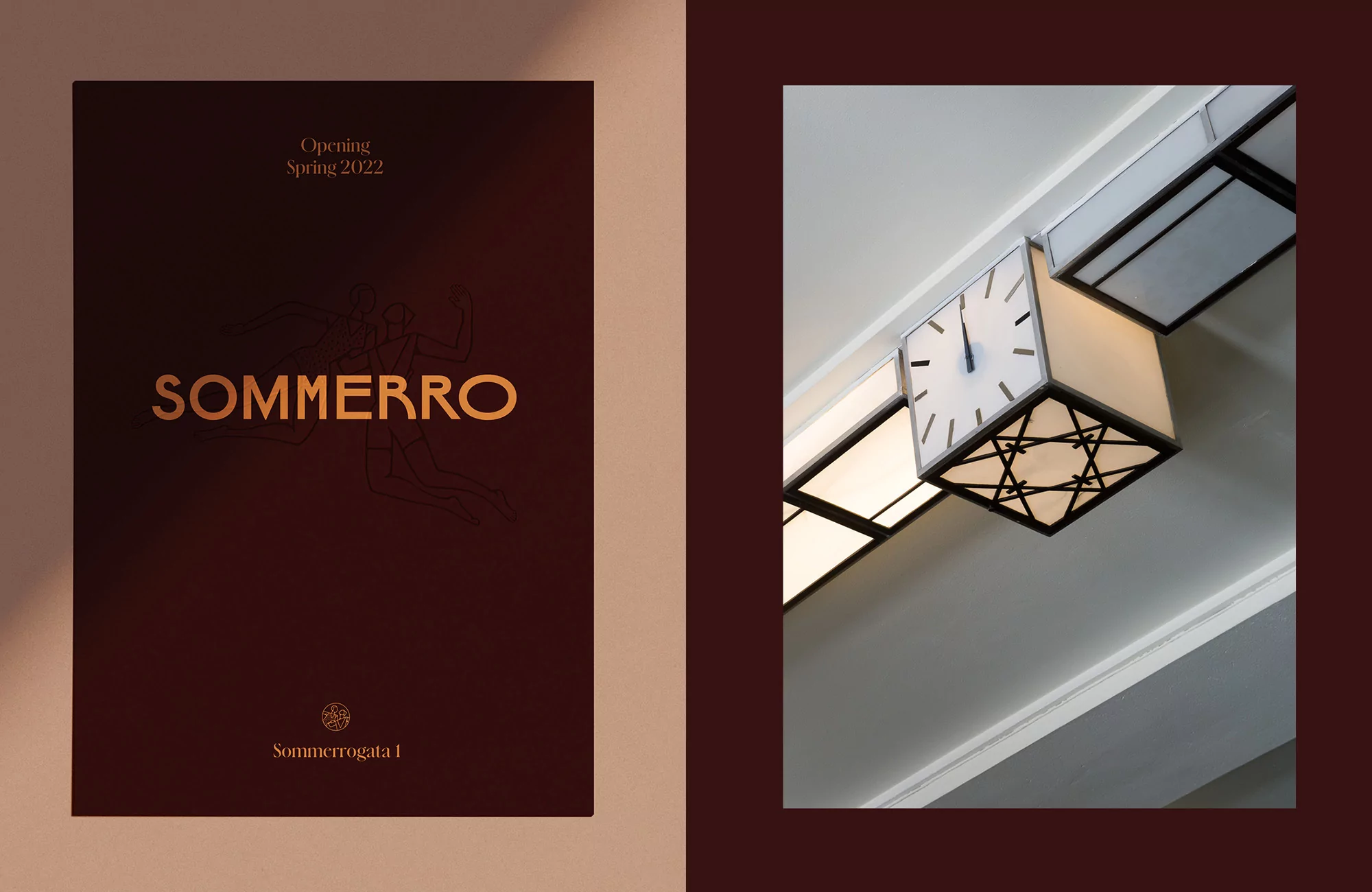 Bielke&Yang's identity for Sommerro Hotel revives the Art Deco history of a 1930s Oslo landmark