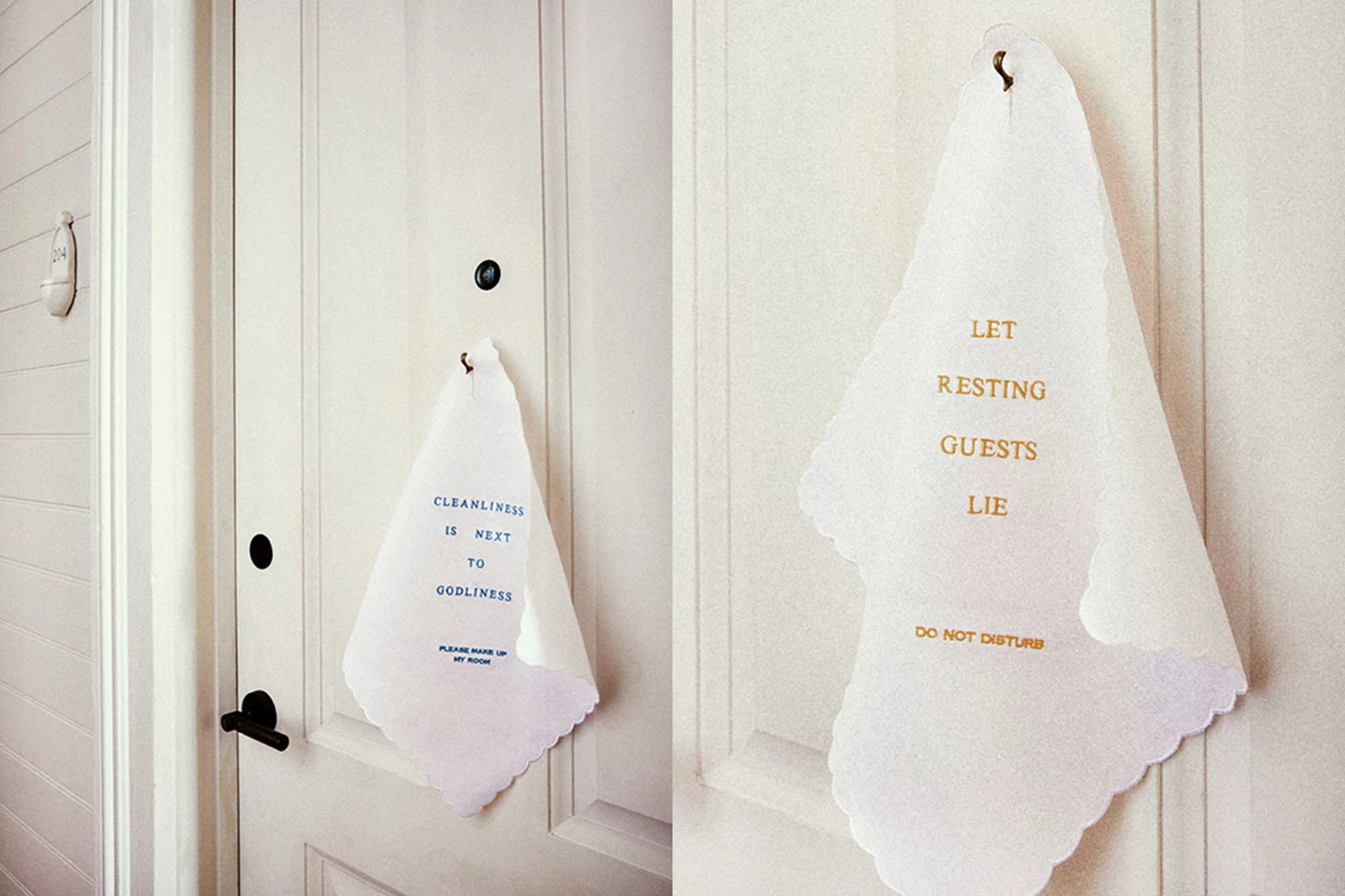 Alizée Freudenthal's identity for Hotel Peter & Paul evokes the Catholic history of the venue