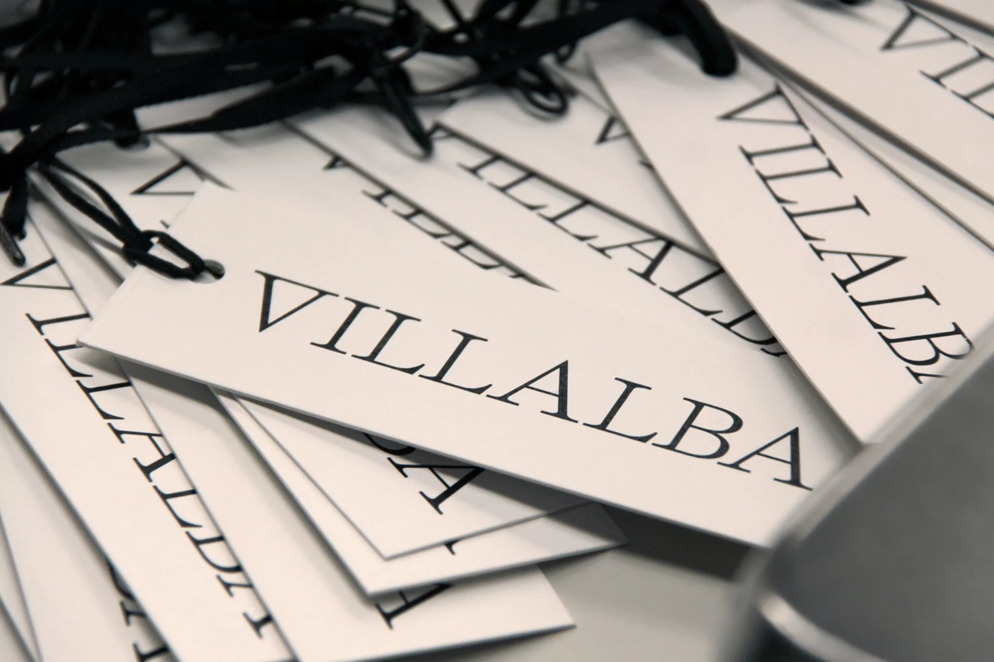 Sharp typography leads the way in Naranjo-Etxeberria's identity for VILLALBA
