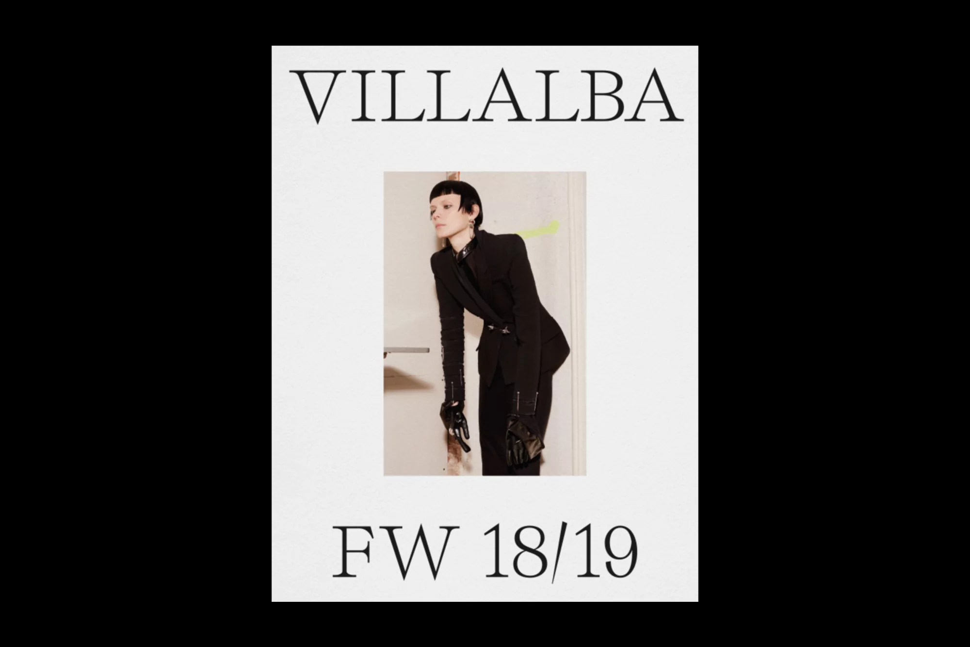 Sharp typography leads the way in Naranjo-Etxeberria's identity for VILLALBA
