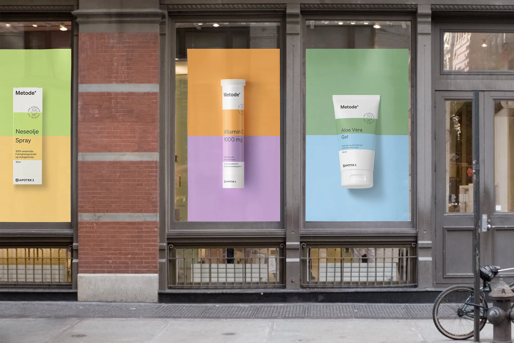 Goods create a packaging system for?Metode, a medicinal brand with over 100 products