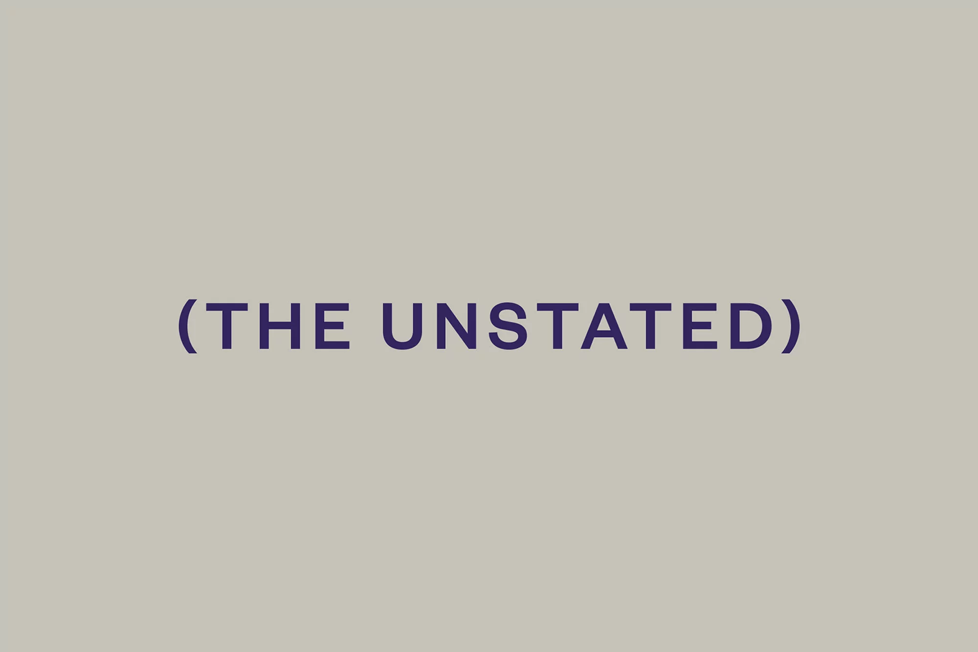 Two Times Elliott's identity for The Unstated is laced with hidden narratives
