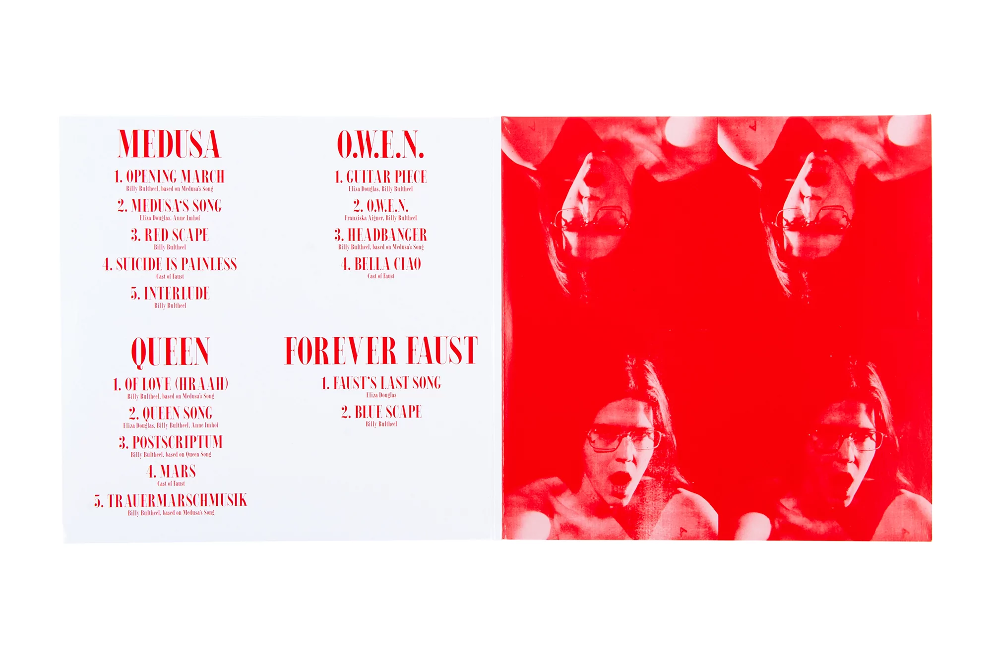 Anne Imhof's Faust double LP features design and art direction from Zak Group