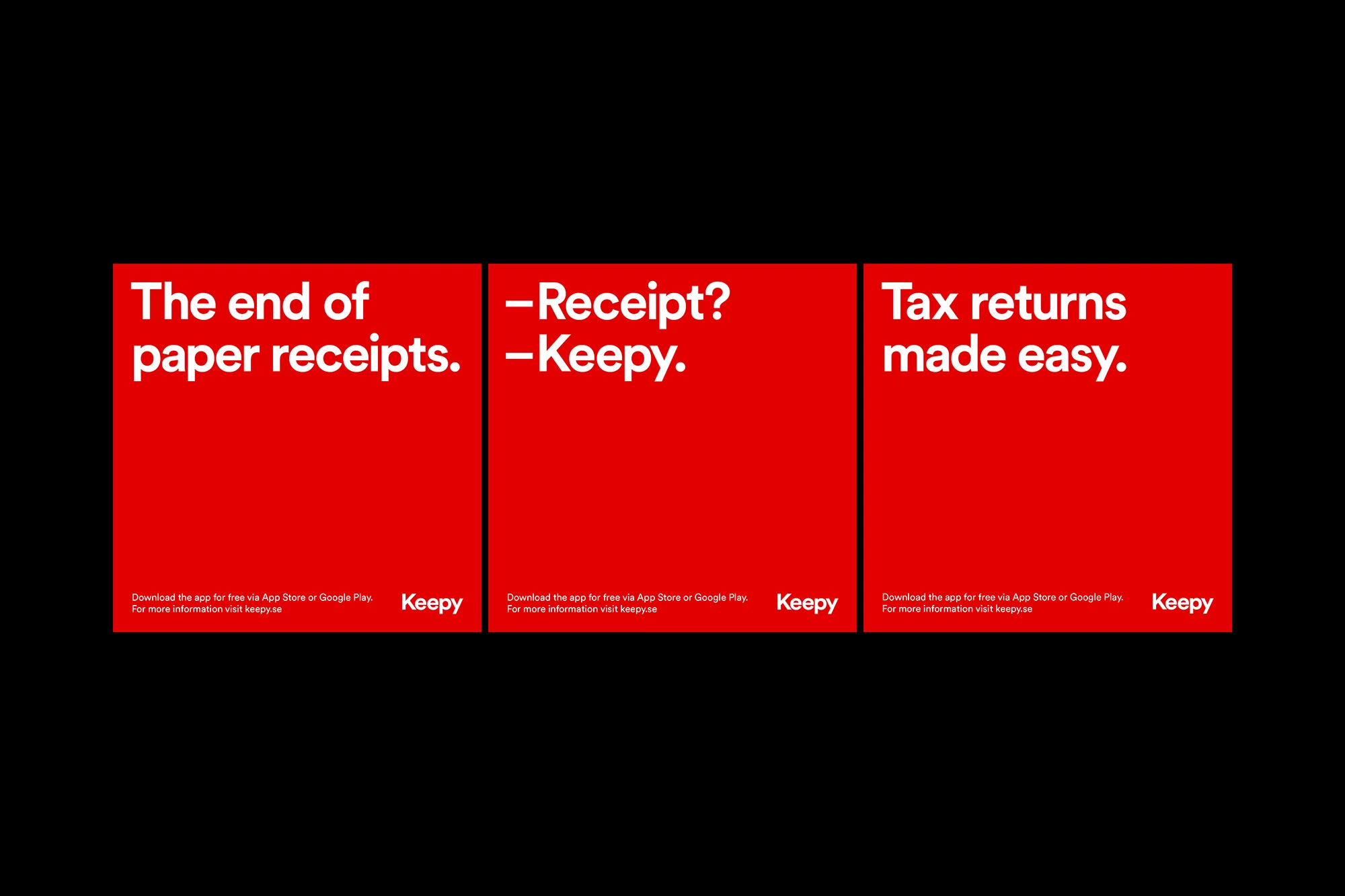Studio Reko designs the identity for Keepy, an app for digitally storing receipts
