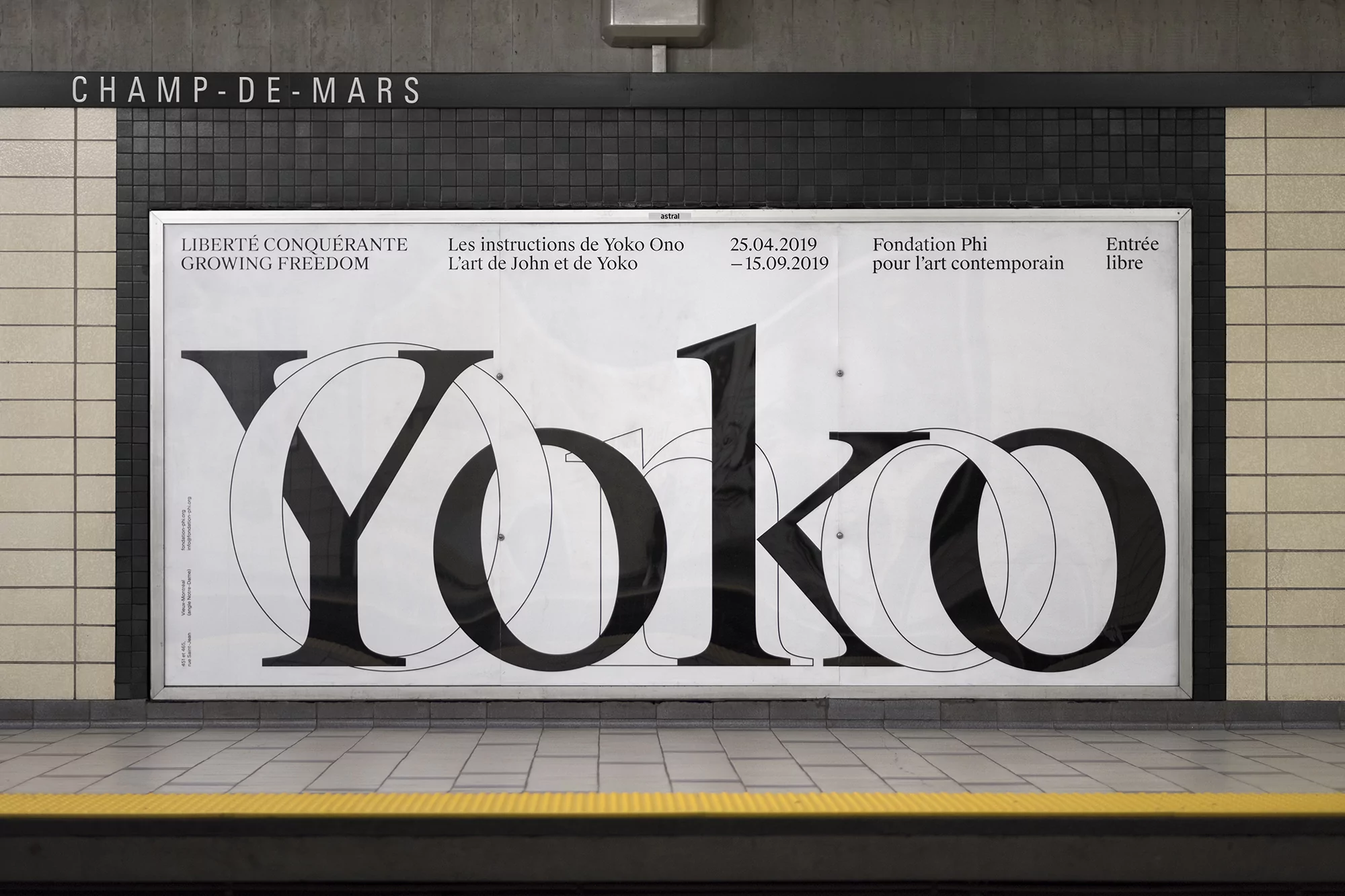 Principal designs the identity and campaign for iconic artist Yoko Ono's Growing Freedom exhibition