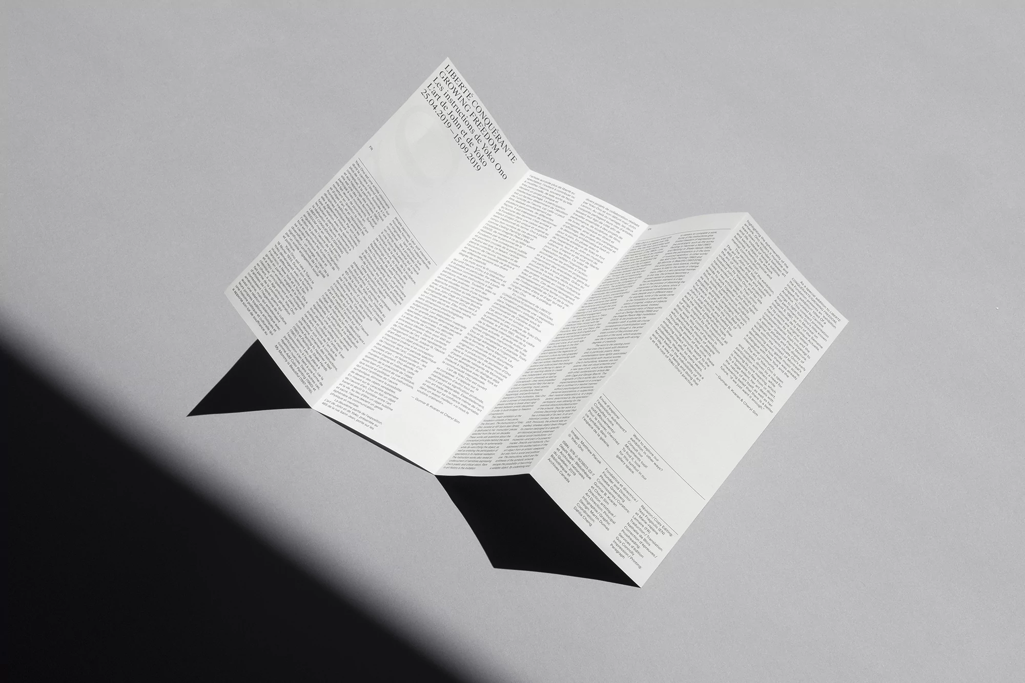 Principal designs the identity and campaign for iconic artist Yoko Ono's Growing Freedom exhibition