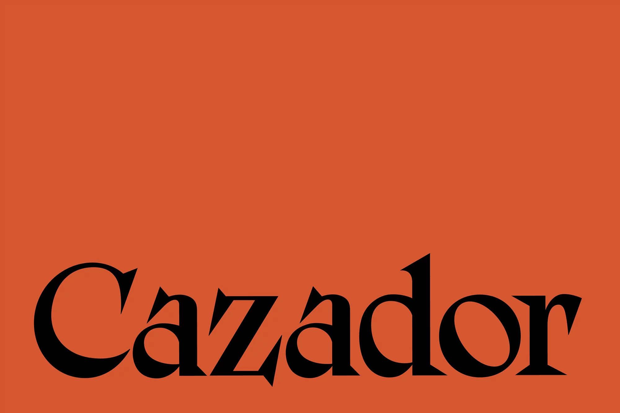 Cazador approached Seachange to refresh their identity to better reflect the quirks of their restaurant