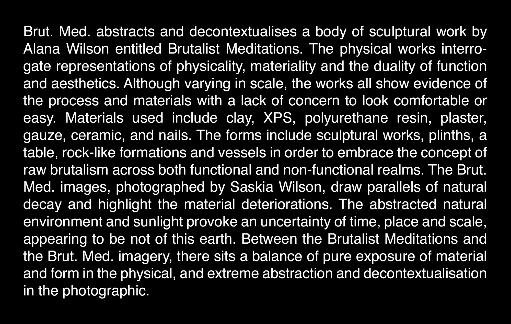Brut. Med. by SCCO Studio