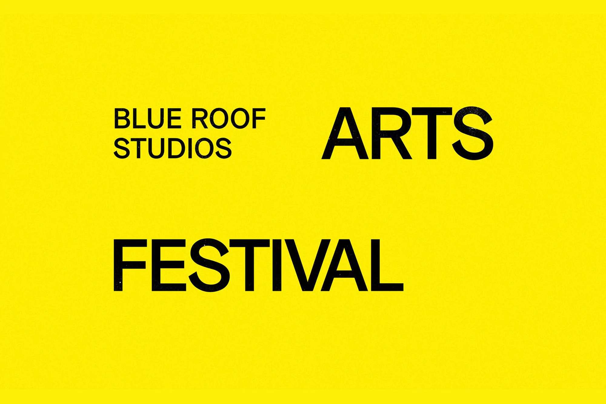 Blue Roof Studios Arts Festival by Forth + Back
