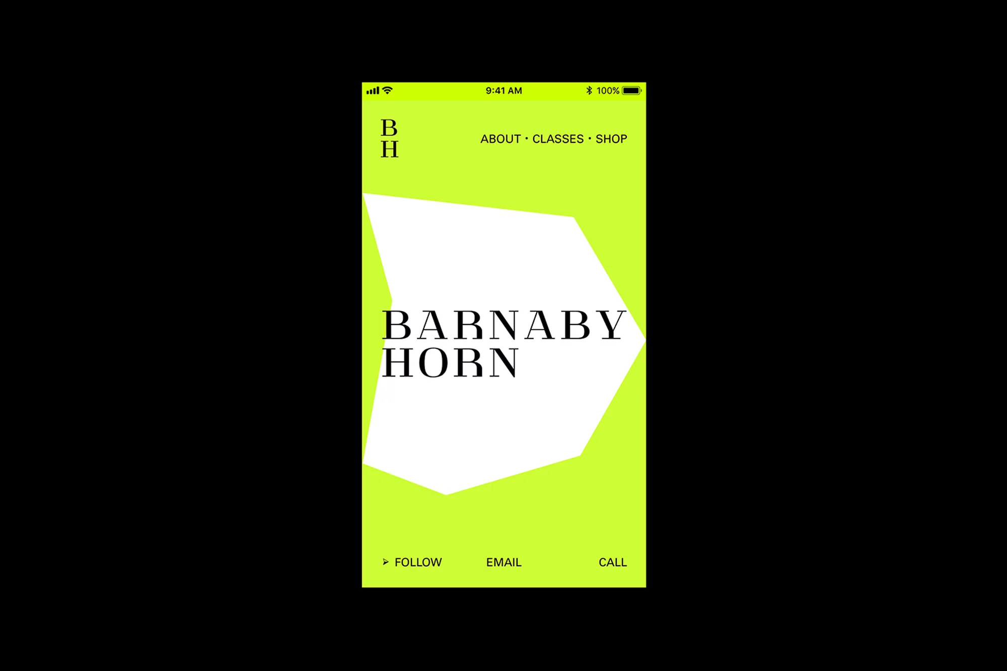 Barnaby Horn by Saul Studio