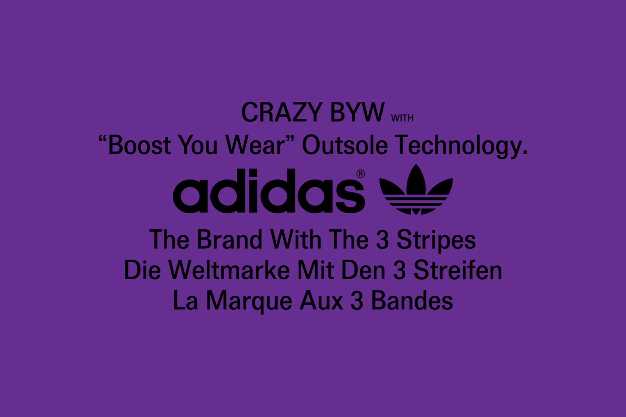 Adidas Crazy BYW Packaging by Actual Source