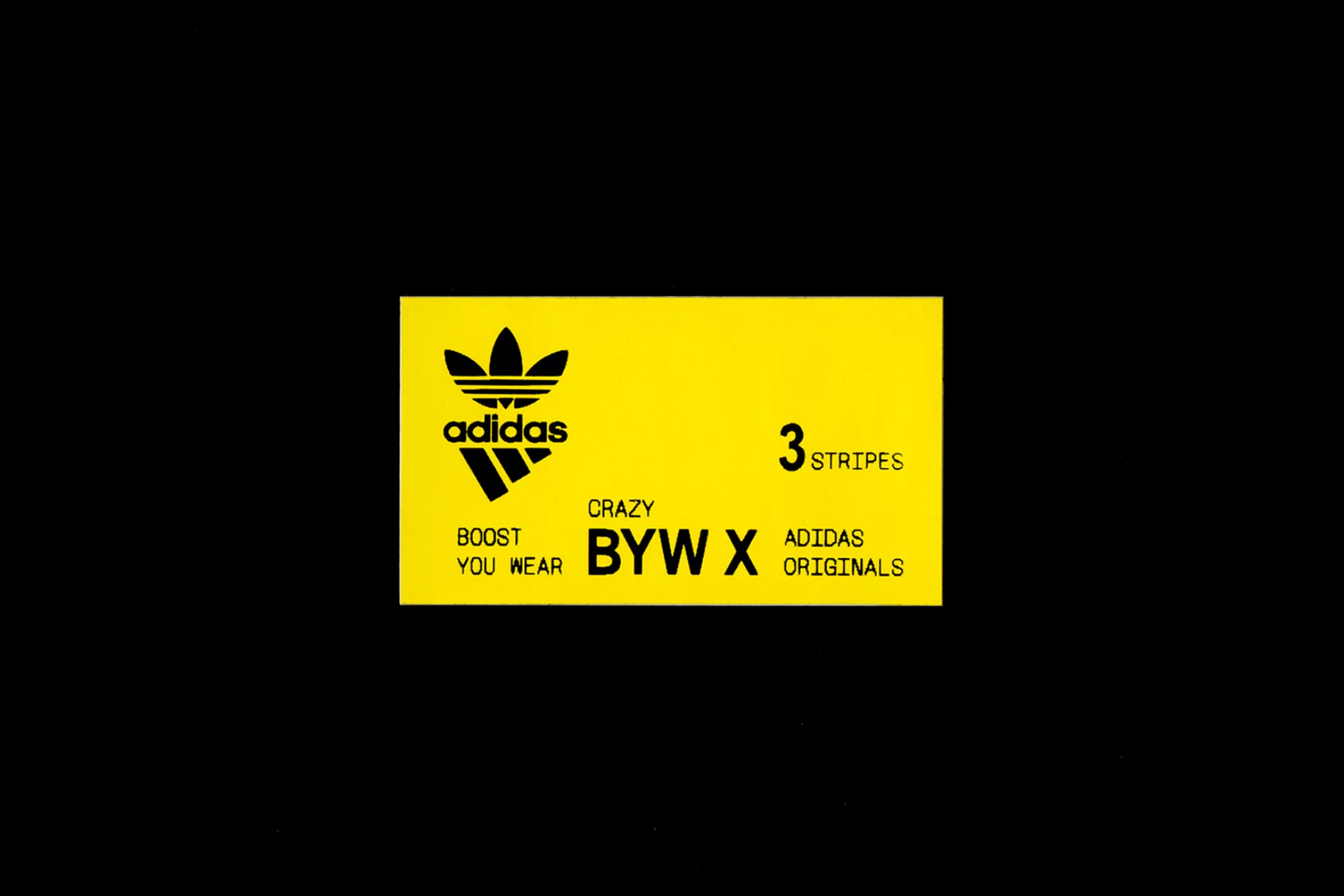 Adidas Crazy BYW Packaging by Actual Source