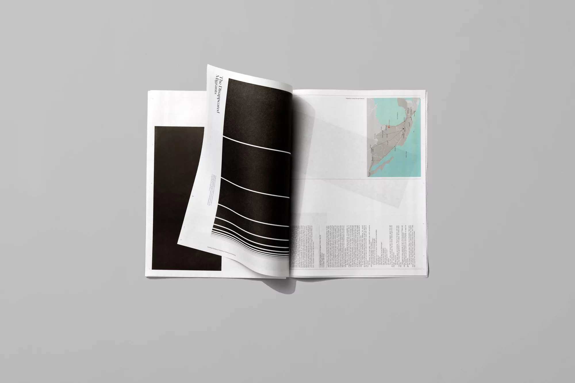 Lines Breaking Newspaper by Underline Studio