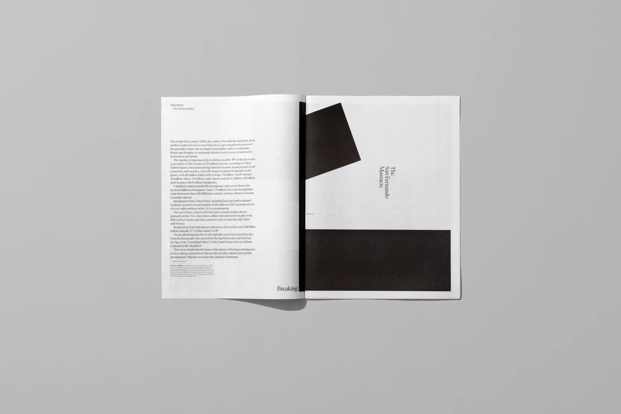Lines Breaking Newspaper by Underline Studio