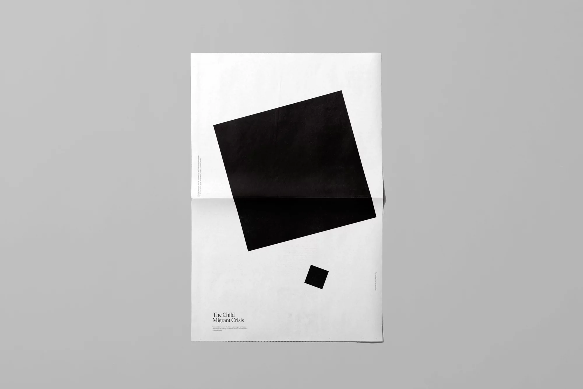 Lines Breaking Newspaper by Underline Studio