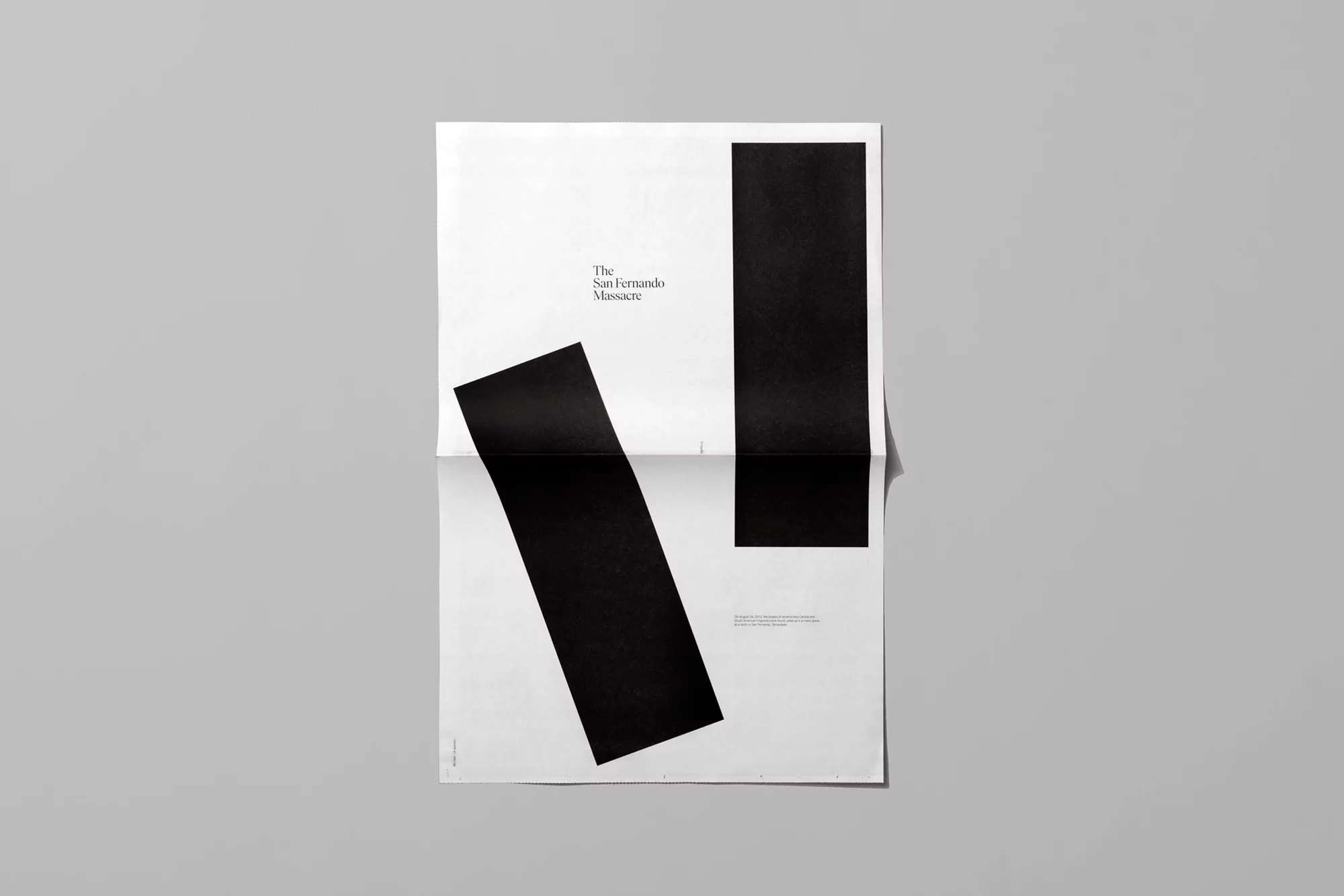 Lines Breaking Newspaper by Underline Studio