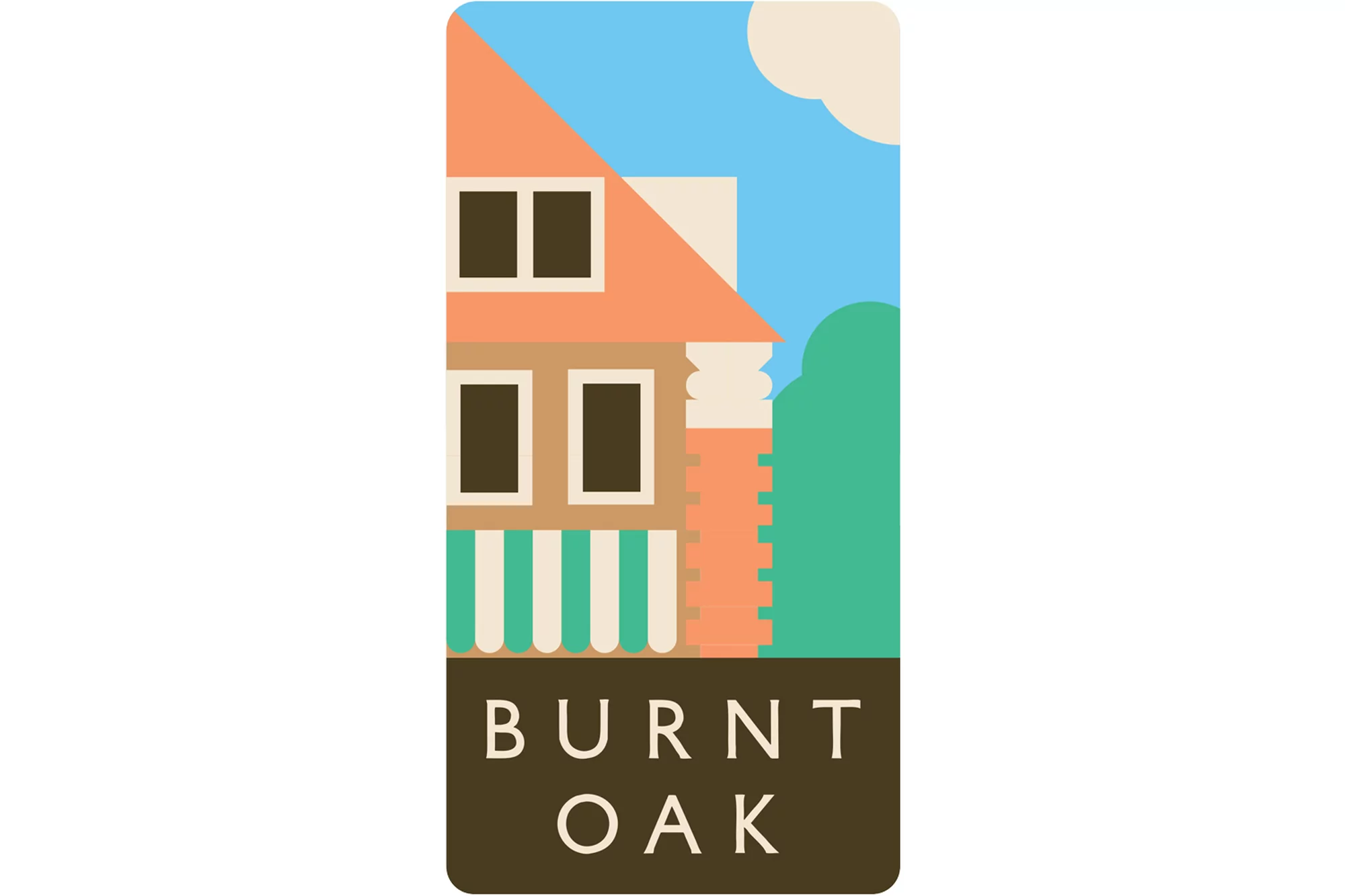 Burnt Oak Looking Forward by Maddison Graphic