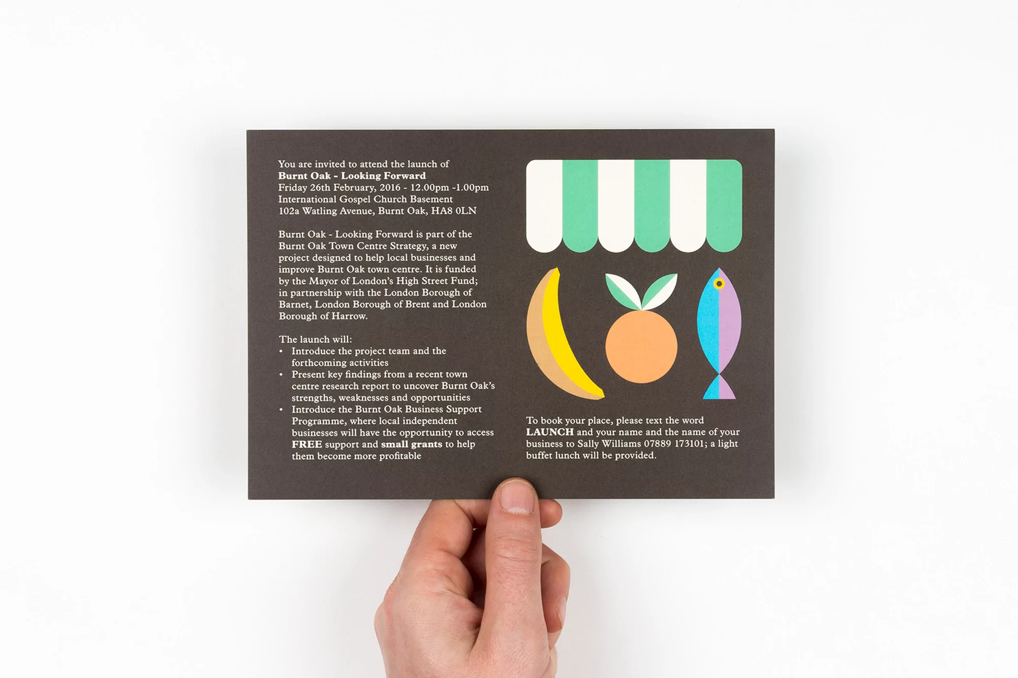 Burnt Oak Looking Forward by Maddison Graphic