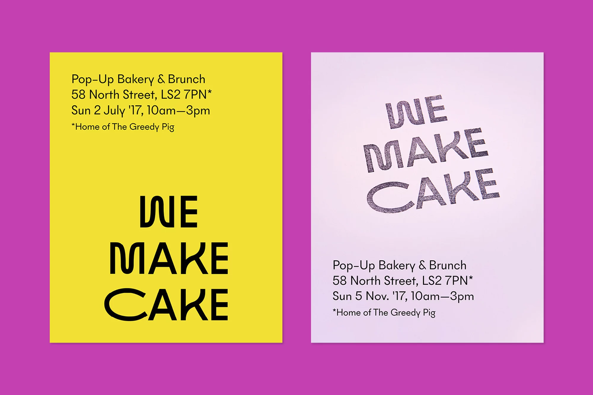 We Make Cake by Saul Studio