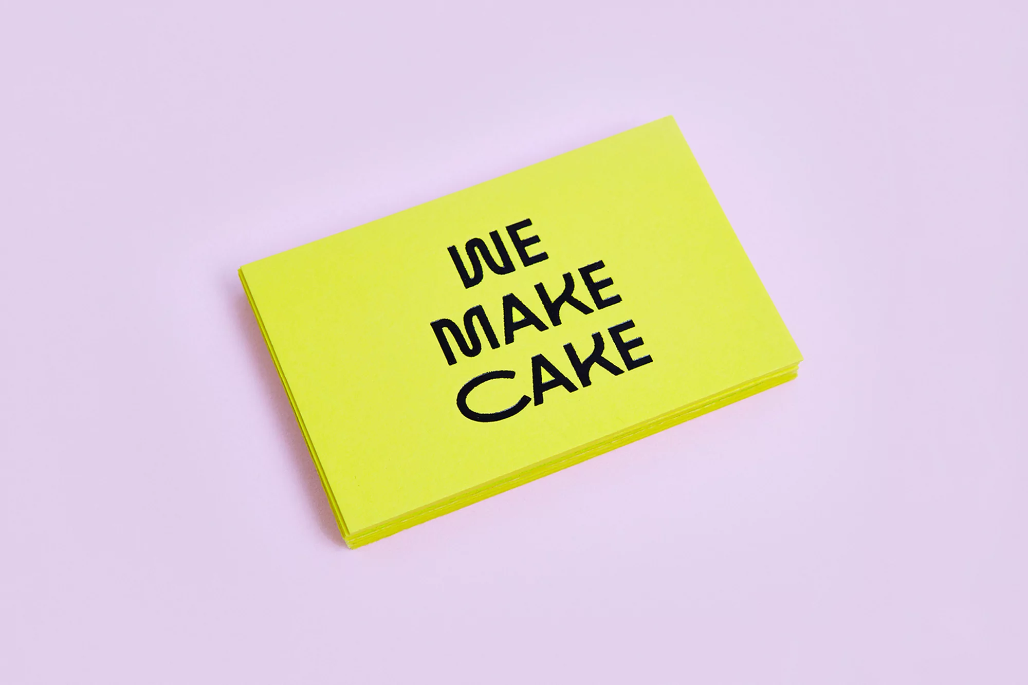 We Make Cake by Saul Studio