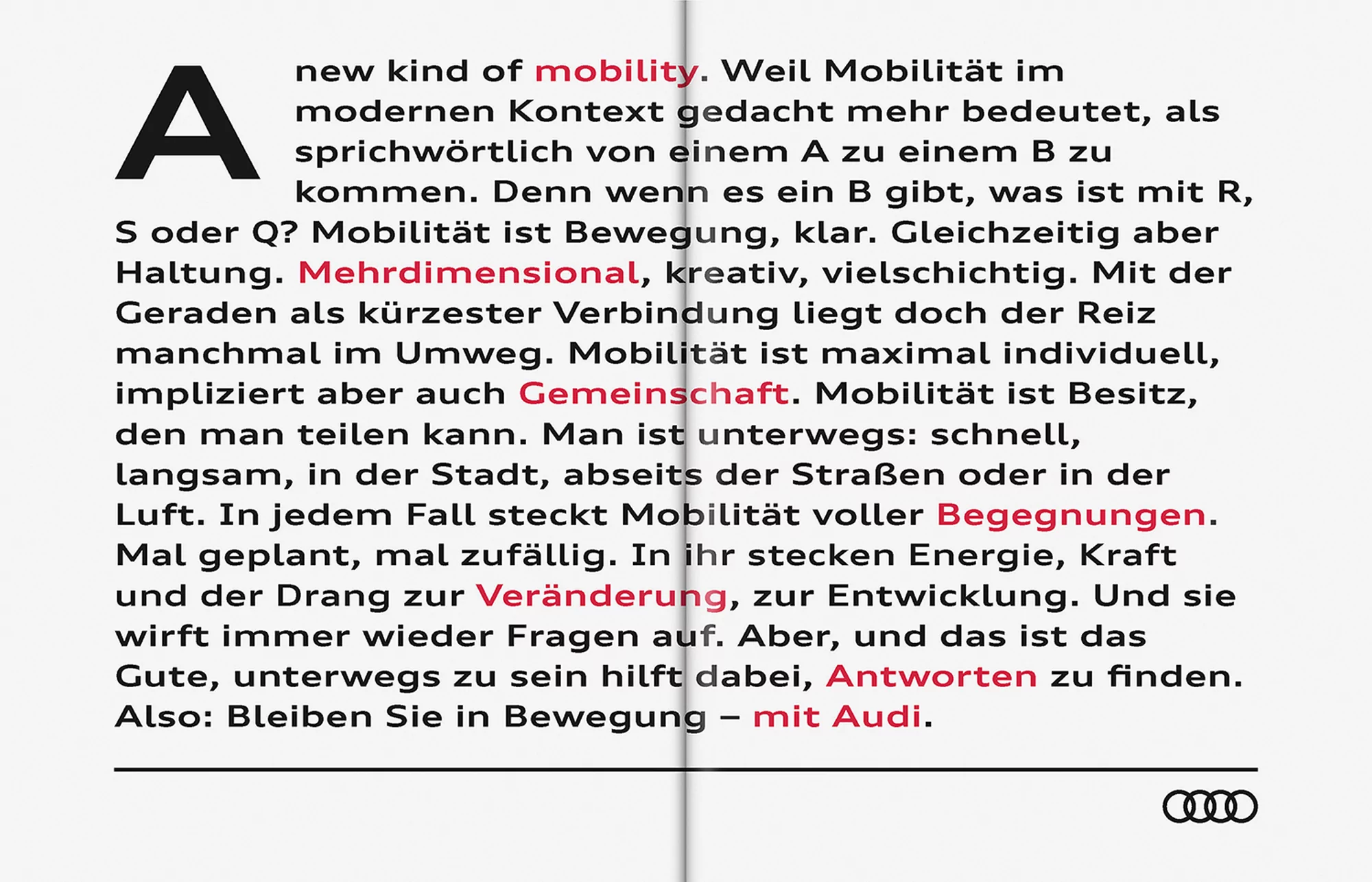 Audi Magazine No.1 by Bureau Borsche